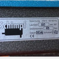 Schimpf 01-10/430閥門調節執行器
