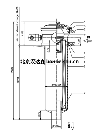 Internormen TEF.426系列過濾器圖紙 Internormen TEF.426系列過濾器圖紙