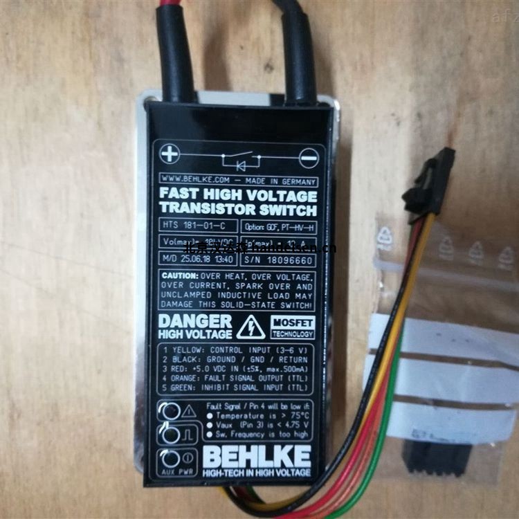 Behlke高壓開關HTS 101-03帶有陶瓷冷卻表面 Behlke高壓開關HTS 101-03帶有陶瓷冷卻表面