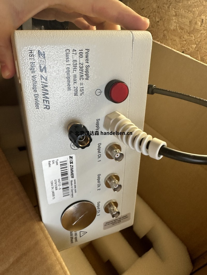 Zimmer高壓分壓器HTS12-3用于照明通道系統 7a5472b8-2407-400c-b6bf-78f36c54cc75