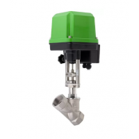 Schubert & Salzer 7310型傾斜座電動閥，適用于中性和侵蝕性介質