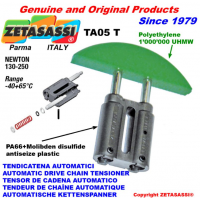 ZETASASSI? 自動直線傳動鏈張緊器 TA系列，由特殊鋁合金閥體制成